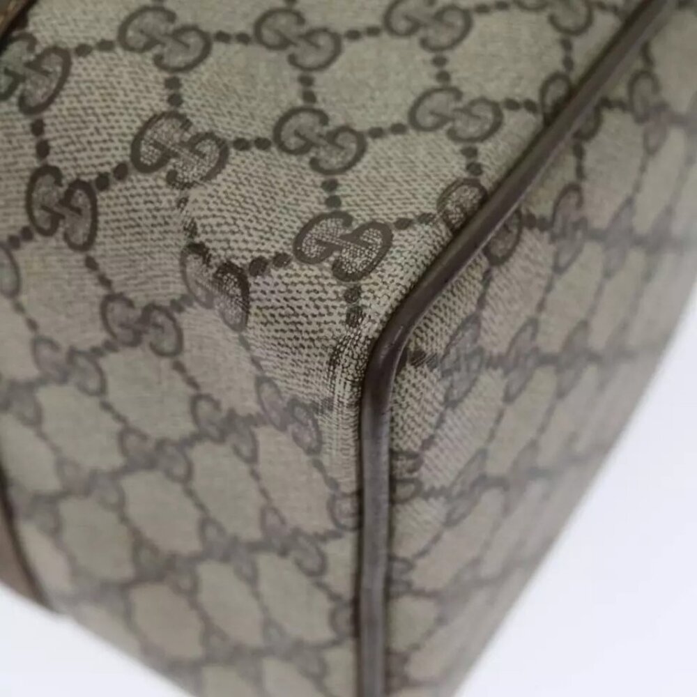 GUCCI GG Supreme Web Sherry Line Boston Bag - Picture 7 of 16